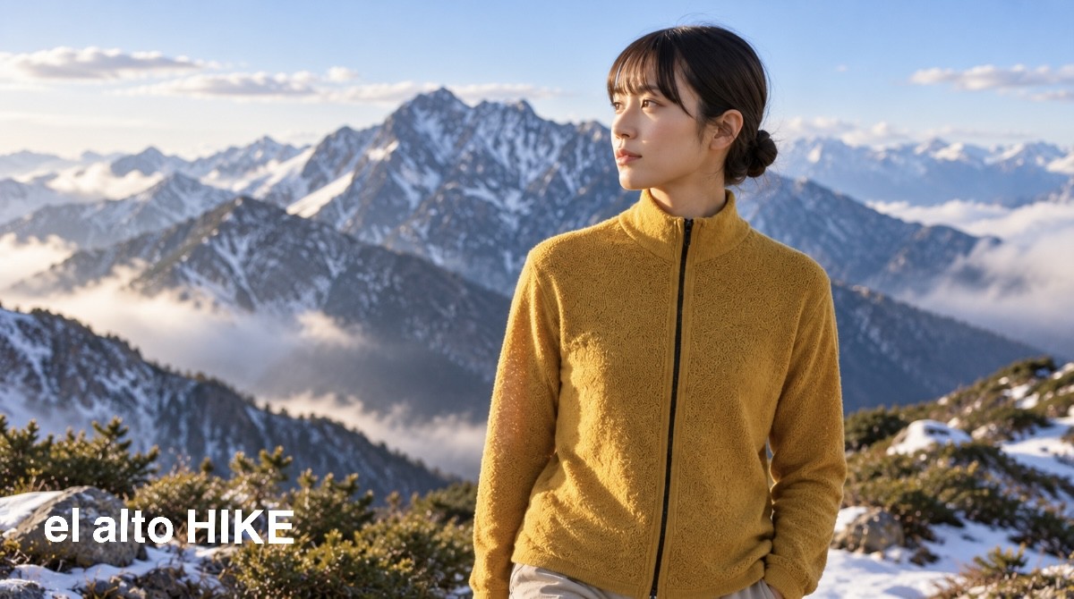 「冬山でカシミヤ」「風を通すメリノニット」という新しい選択肢。el alto HIKE、秋冬新作シリーズ発表