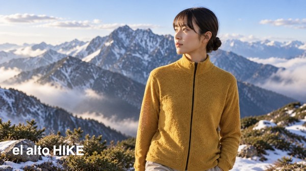 「冬山でカシミヤ」「風を通すメリノニット」という新しい選択肢。el alto HIKE、秋冬新作シリーズ発表
