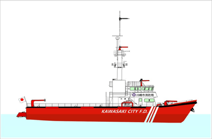消防艇イメージ図