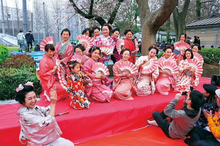 お花見発表会1