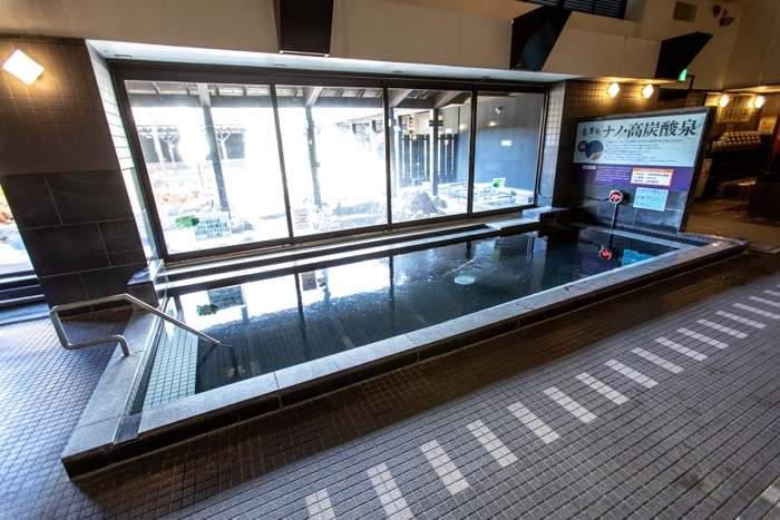 内湯「ナノ高炭酸泉」