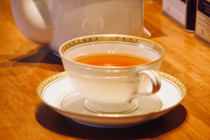 透明感ある澄んだ紅茶。その他、薬効効果高いスパイスティも沢山