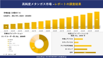 高純度メタンガス市場の発展、傾向、需要、成長分析および予測2024ー2036年