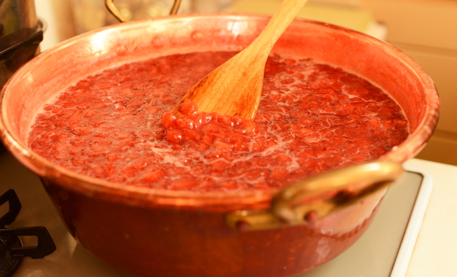 いちごジャム製造風景2