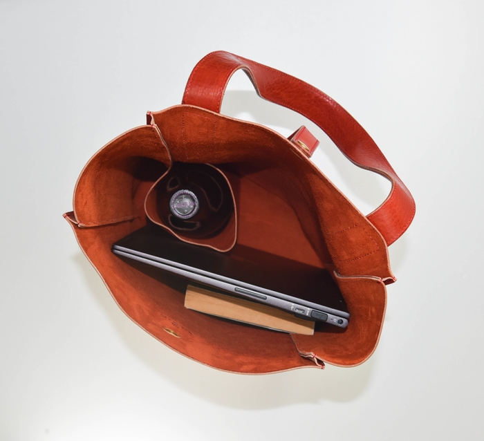 【中の写真】ワインポケット付きトート(ステマチ)