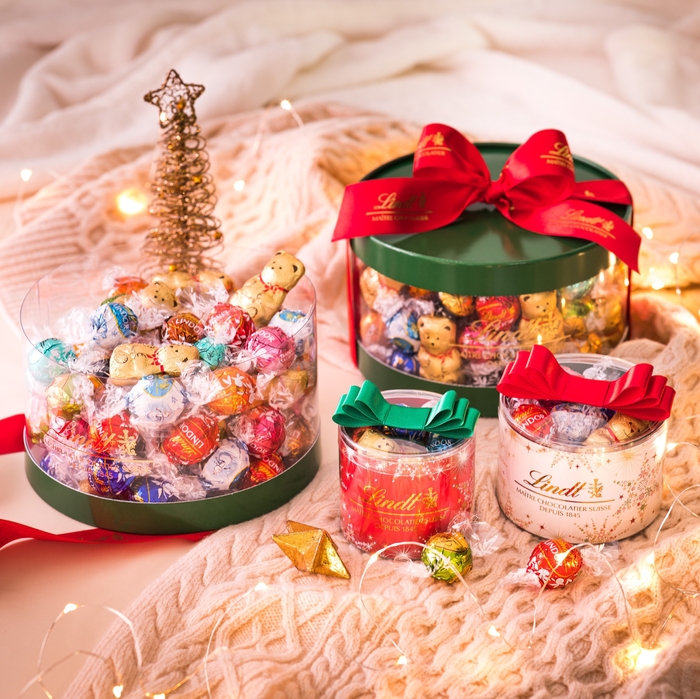 リンドール クリスマス ギフトボックス&リンツ リボンギフトボックス