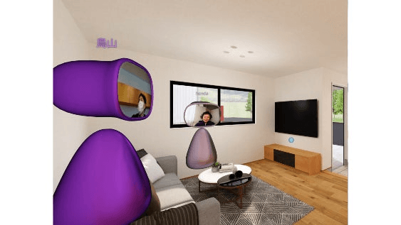 スタッフがアバターで案内