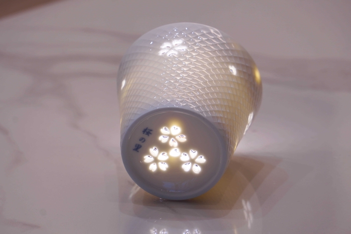 万華鏡ロックカップ 桜の里ライトアップ(底面)