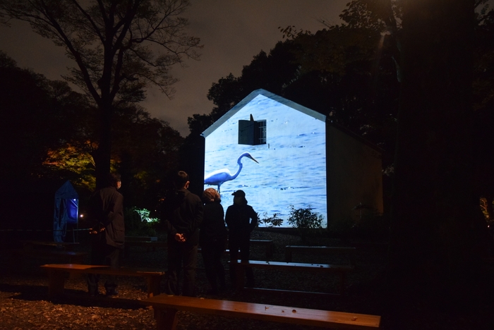 土蔵壁面プロジェクション②