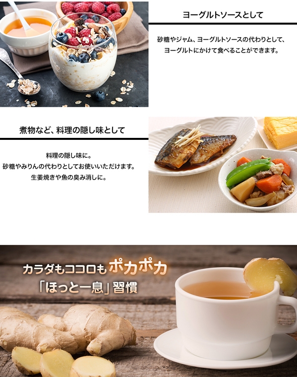 土佐ジンジャーシロップ 使用例 2