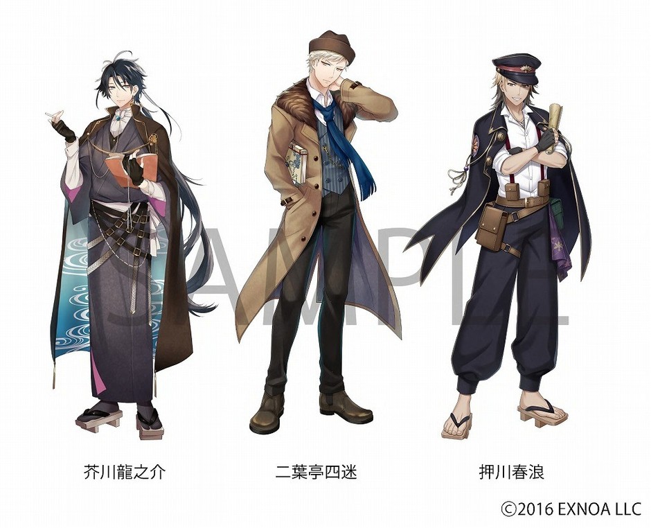 パネル展示予定の田端ゆかりのキャラクター