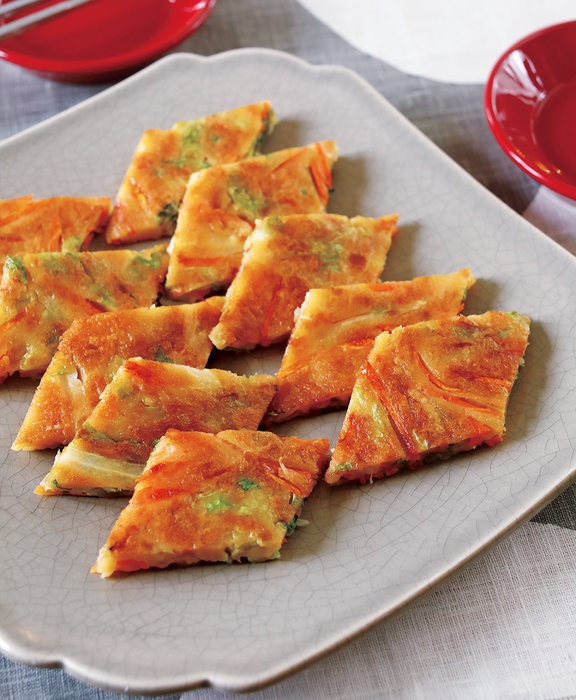 白菜と桜えびのチヂミ