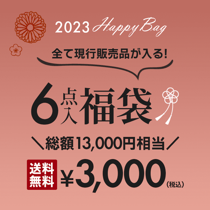 6点入り！2023年お年玉3,000円福袋