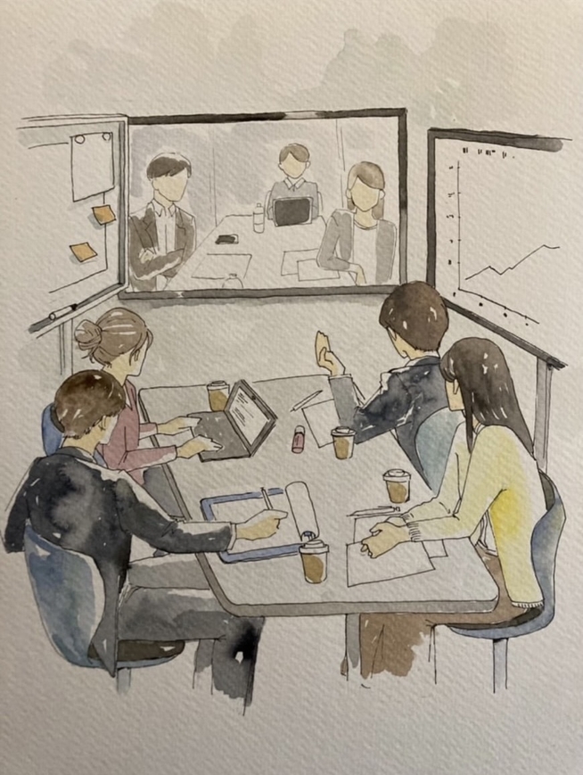 リモート会議室 イメージ