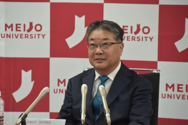 【名城大学】４月１日付で就任した薬学部の森和俊教授の記者会見を開催　研究室も公開