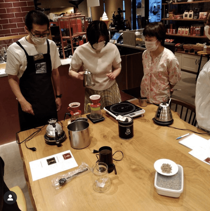 癒しの珈琲教室風景(1)