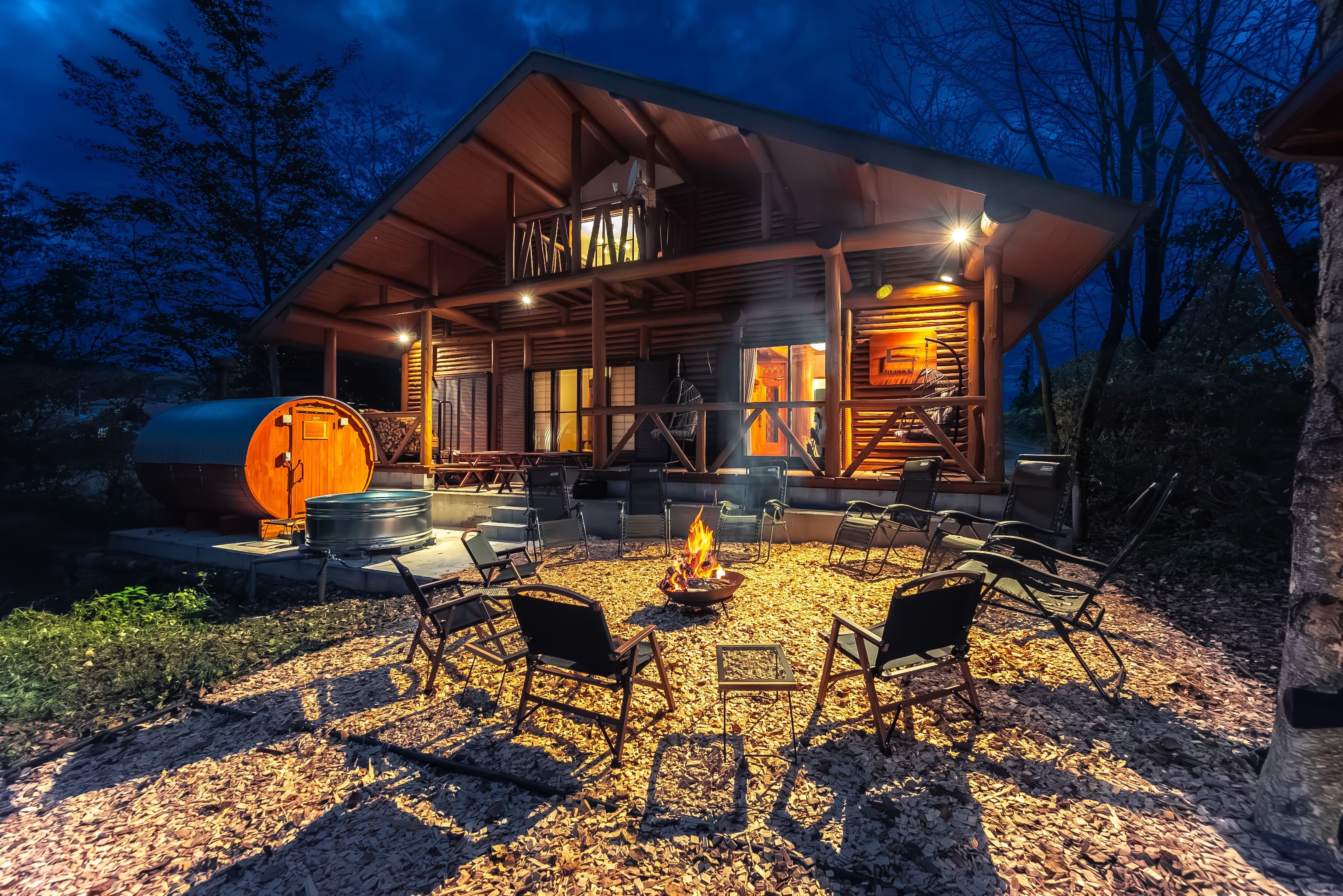 焚火、花火を気兼ねなく