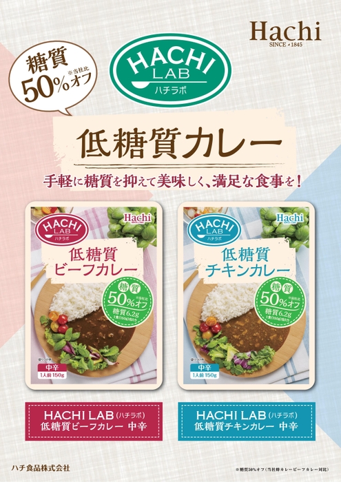 HACHI LAB 低糖質カレーシリーズ2