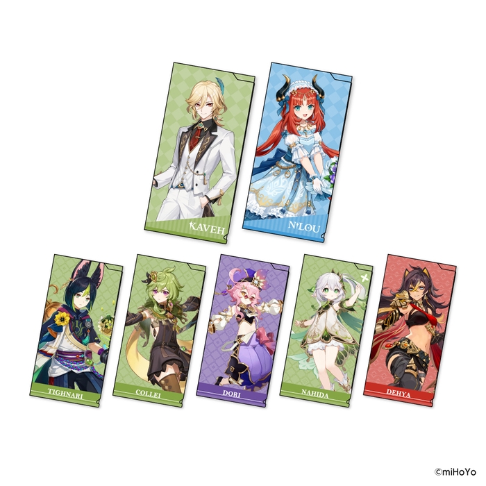 ▲キャンペーン前半 配布物:オリジナルチケットファイル(全7種) 配布期間:7月29日(土)~8月18日(金)