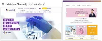 ヴィアトリス製薬が提供する医療従事者向け総合情報Webサイト 「Viatris e Channel」の開発に対応