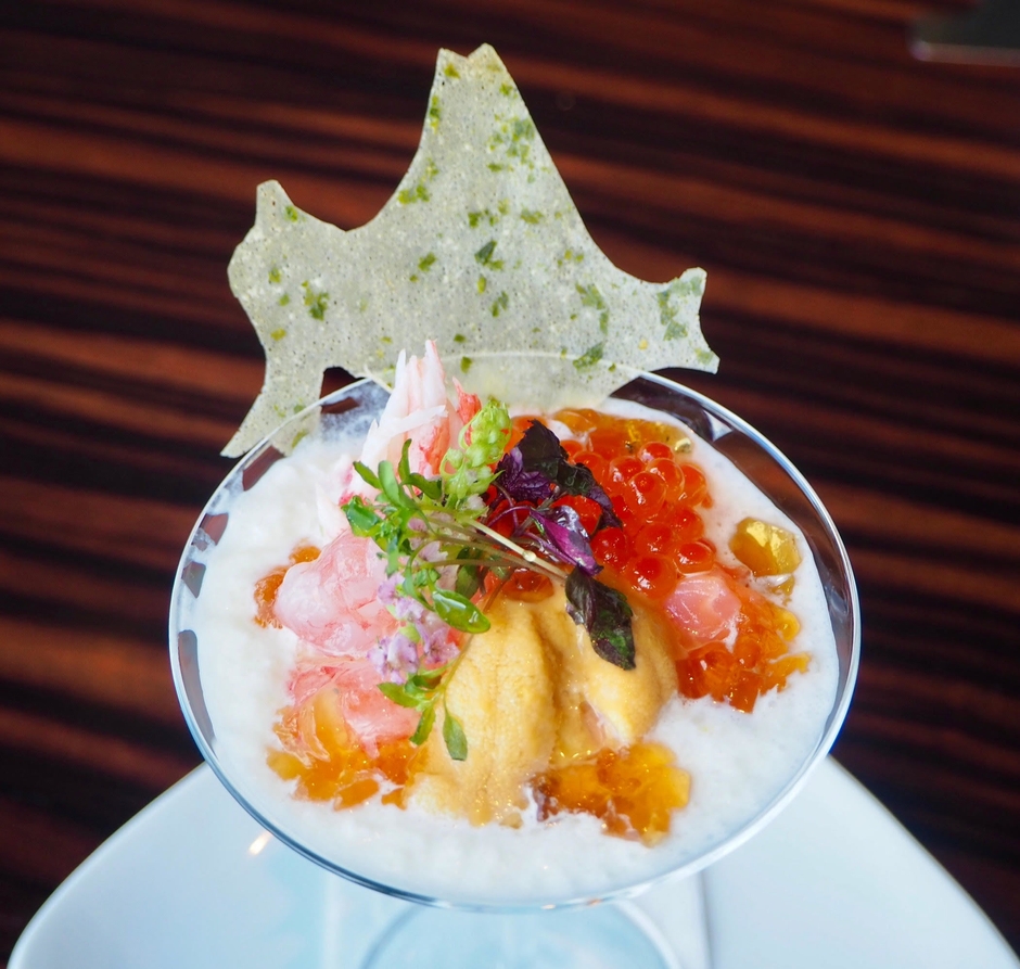北海道海の幸のパフェ3