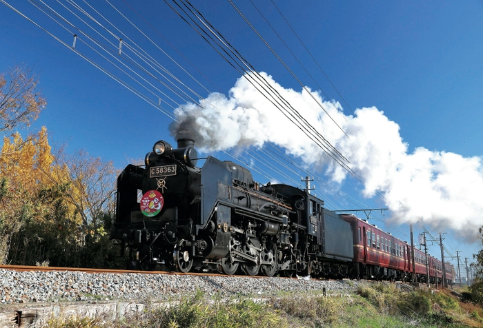 前回コラボ時の様子「SL2019ラストラン～マミーマート×森永～」