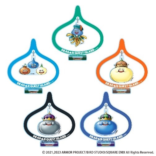 ▲女性にも人気の可愛いグッズがたくさん！ ドラゴンクエスト アイランドゆらゆらアクリルスタンド 770円（税込）