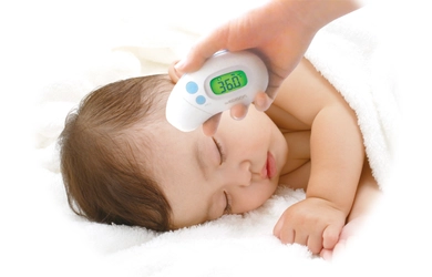 子供から大人まで皆で使える衛生的な体温計が新登場！ 非接触で測れる【さっと使える2way体温計】を7月上旬に発売