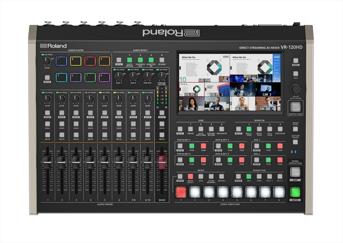 『VR-120HD』トップ・パネル