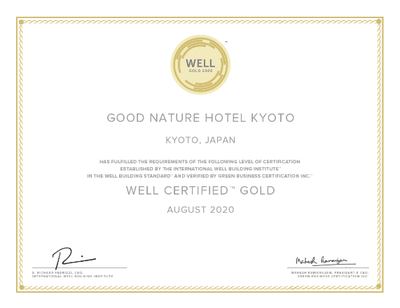 WELL Building Standard TM 認証状 