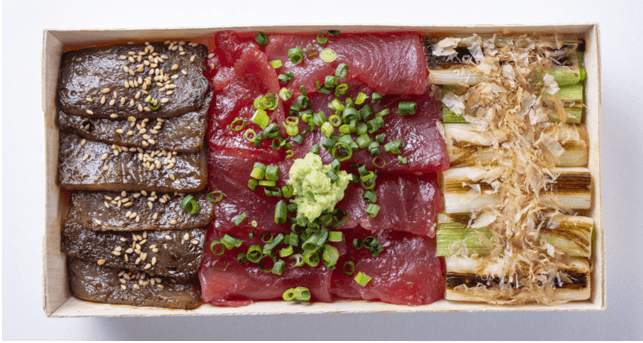 グンマー弁当 焼きこんにゃく・南まぐろ・炙りねぎ