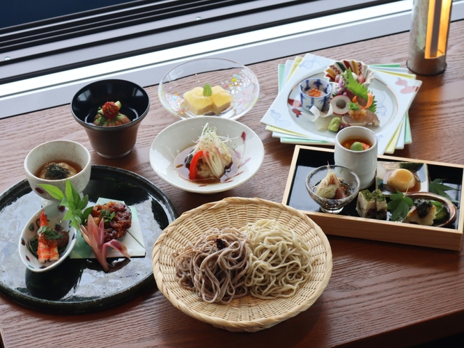メインの『鱧と米茄子の茗荷煮』を主役に据えた6月の「淡路島鱧会席」