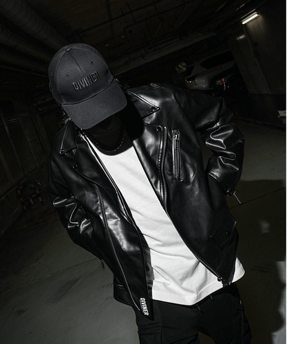 Synthetic Leather OverSize Double Rider's Jacket