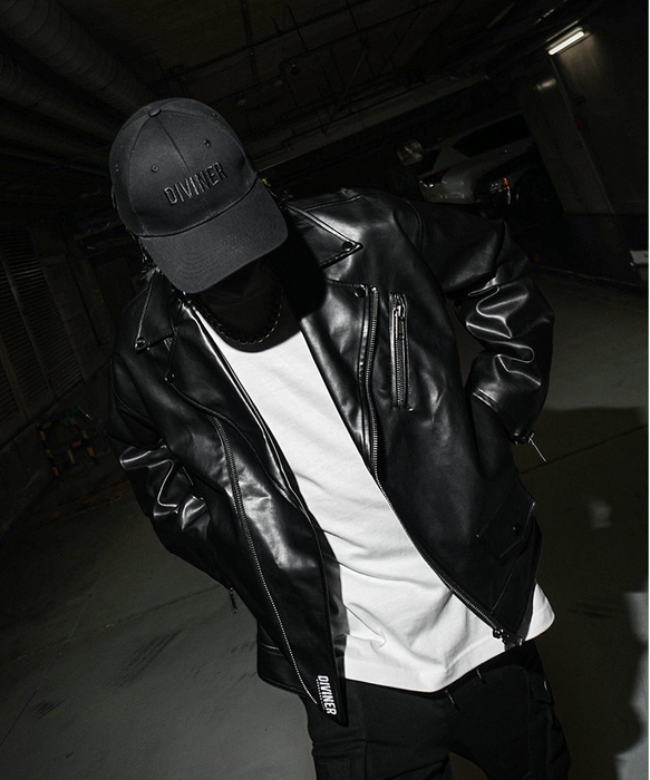 Synthetic Leather OverSize Double Rider's Jacket