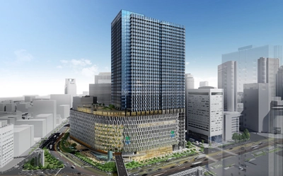 梅田1丁目1番地計画 (大阪神ビルディング及び新阪急ビルの建替計画) 大阪梅田ツインタワーズ・サウスが2月25日（金）に全体竣工 3月24日（木）にはオフィスゾーンが開業します
