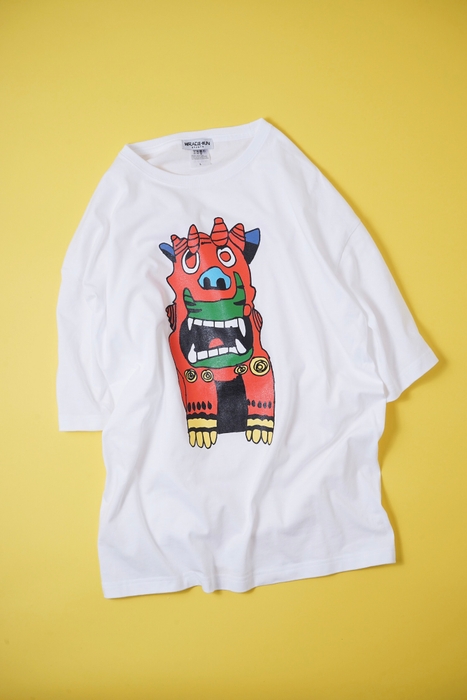 MIRACLE HAND PRINTED OKINAWA TEE 各¥7,800 ※プリントはアソートとなります カラー展開:ホワイト