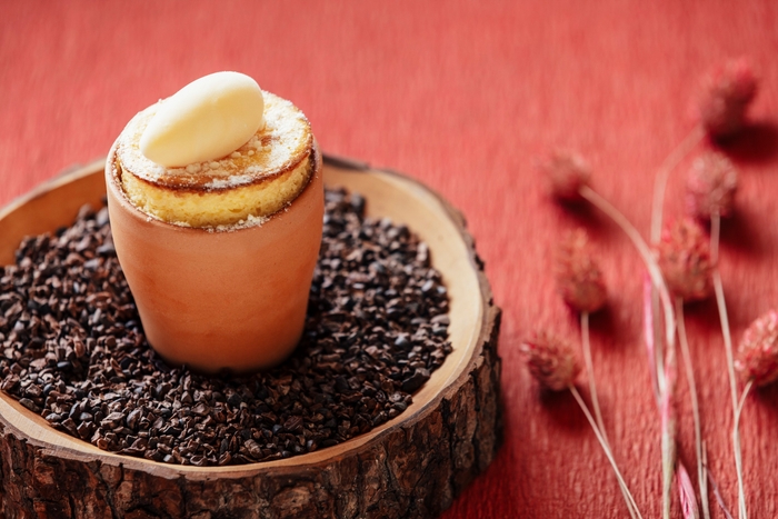 【軽井沢ホテルブレストンコート】デセール・ド・ラ・バレンタイン_2品目:優しい時間