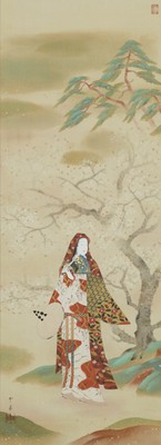 堂本印象《桜狩》昭和3年(1928) 京都府立堂本印象美術館蔵