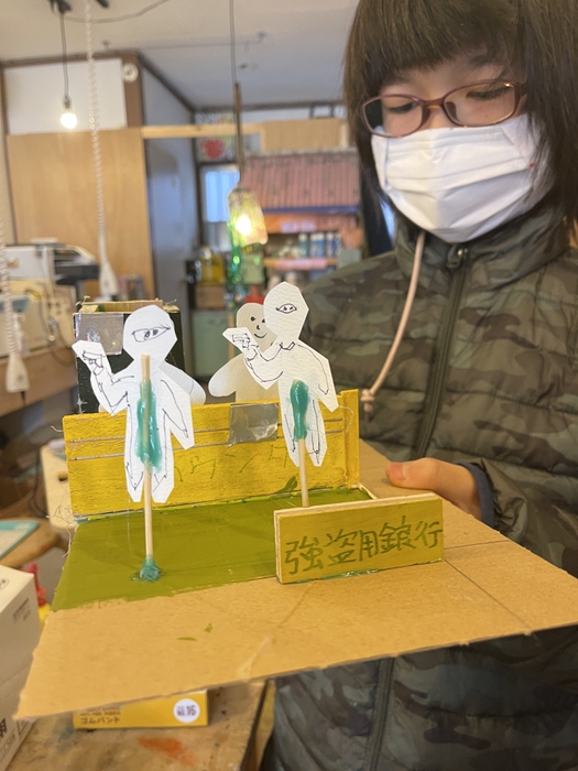 Yahoo!ニュースにも取り上げられた強盗用銀行の模型