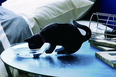 うるおい黒猫　