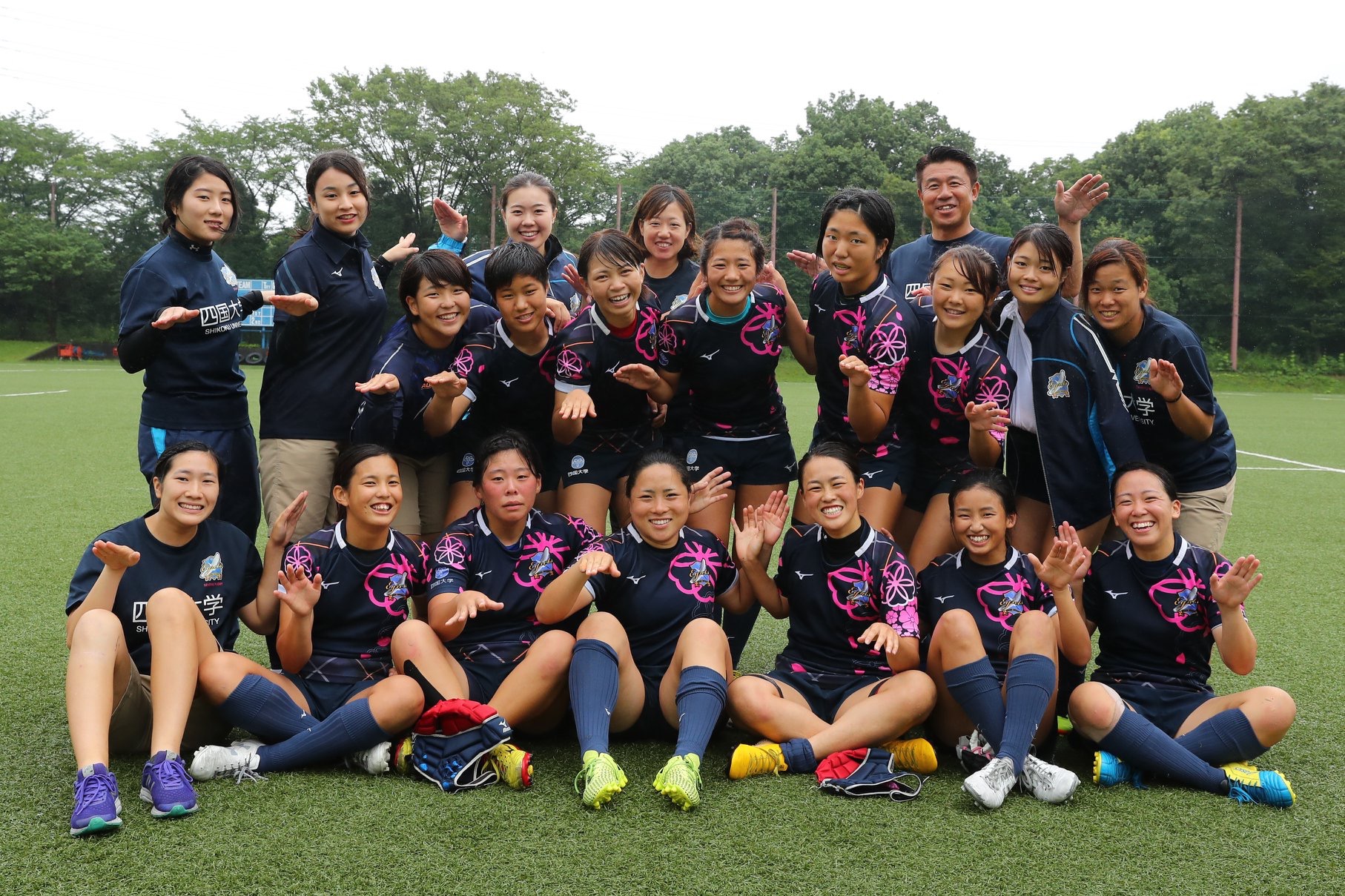 盛り上がる女子ラグビー界の新星四国大学 徳島市 の女子7人制ラグビー部が太陽生命ウィメンズセブンズ コアチームに昇格 Newscast