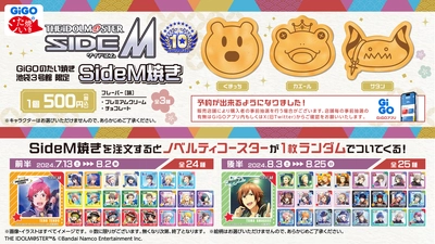 『アイドルマスター SideM』10周年記念コラボ開催のお知らせ