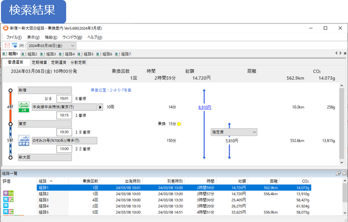 検索結果