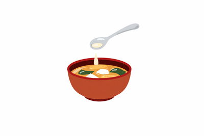 味噌汁にアマニ油