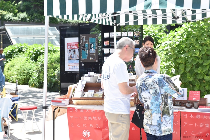 2018年度アート＆クラフト市＠TOKYO SQUARE GARDENでのインフォメーションブース