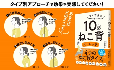 ベストセラーが大幅な加筆修正を経て７年ぶりに再登場！あなたが悩む「ねこ背」は10秒のストレッチで解消できます