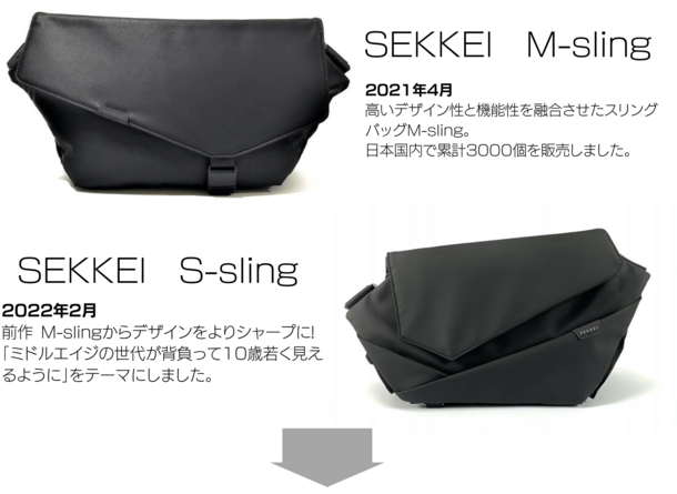拡張するスリングバッグ「SEKKEI MX-sling」 machi-yaで2月29日(木 