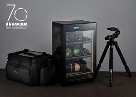 湿気やホコリからカメラを守る電子式防湿保管庫「E-ドライボックスシリーズ」にハクバ創立70周年を記念したプレミアムモデルを新発売！
