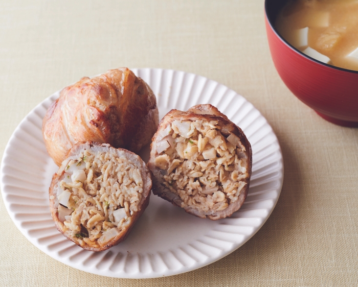 れんこんの食感がアクセントになっています