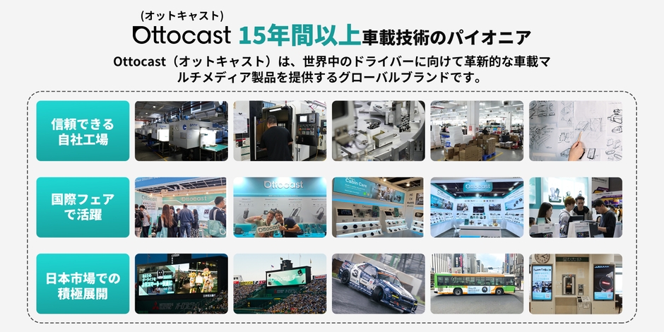 OTTOCASTは「快適で安全なカーライフ」を目指し、製品とサービスの品質向上に取り組んでいます。